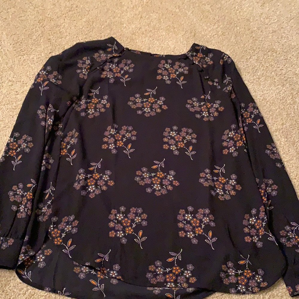 LOFT Floral Blouse